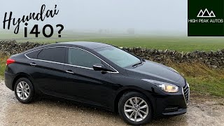 Should You Buy a HYUNDAI i40 Test Drive amp Review 2017 17CRDi SE NAV [upl. by Sabino]