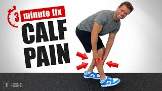 3Minute Routine For Tight Painful Calf Muscles FAST RELIEF [upl. by Nosraep143]