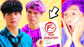 Twins Get CAUGHT CHEATING on TEST Instantly Regret It LANKYBOX REACTS TO DHAR MANN [upl. by Chemosh]