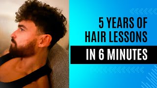 5 Years of Hair Lessons in 6 minutes  Long hair  Buzz cut  Mens hair advice [upl. by Shanks]