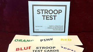 Stroop Test [upl. by Lonergan761]