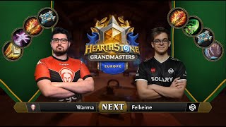 Warma vs Felkeine  2021 Hearthstone Grandmasters Europe  Top 8  Season 1  Week 2 [upl. by Hallsy735]