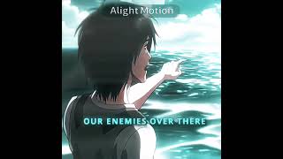 EREN REALISED THE TRUTH 💔🙂  AOT 4K ANIME EDIT 🗿🔥aotedit aot erenedit eren trending aoteren [upl. by Kev]