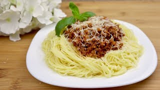 Спагетти Болоньезе  Легкий рецепт Итальянская кухня  Spaghetti Bolognese recipe Eng sub [upl. by Shaikh]