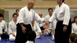 Osawa Shihan katatetori 2010 USAF aikido summer camp [upl. by Redienhcs]