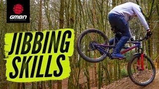 How To Jib On Your Mountain Bike  MTB Skills [upl. by Aihsel759]