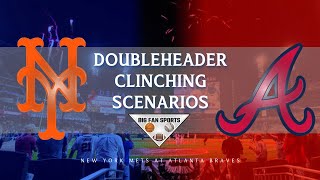 Mets vs Braves Doubleheader Clinching Scenarios [upl. by Aig]