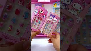 Móng tay giả sanrio dễ thương kawaii cute sanrio nails [upl. by Chace]