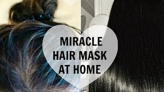 DIY MIRACLE HAIR MASK  How To Repair Damaged Hair amp GROW LONGER THICKER HAIR Naturally  Fast [upl. by Nairrad]