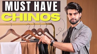 5 STYLISH CHINOS MEN MUST HAVE  STYLING CHINOS FOR MEN [upl. by Oivalf]