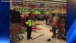 Car lands 100 feet inside Petco [upl. by Nedyaj280]