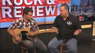 Riggio Custom Guitars  Dave Cleveland  FOX 17 Rock amp Review [upl. by Alena]