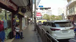 💥 REAL BANGKOK Walking Tour Bodycam Citywalk near Novotel Hilton Bangkok Silom Road [upl. by Ruhl195]