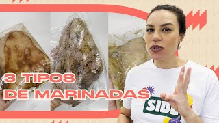 3 Tipos de marinadas para frango  Simples Saborosas e Suculentas  Go Deb [upl. by Nomelihp197]