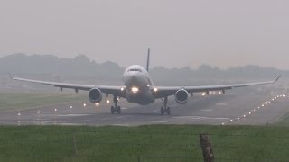 FullyLoaded Air Transat A330200 Takeoff [upl. by Adnalay368]