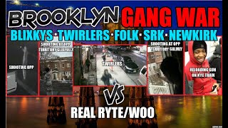 Brooklyn Gang War  Blixkys Folk Nation SRK vs WOOReal Ryte [upl. by Weisler]