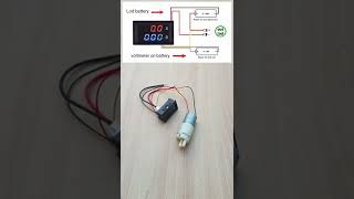 DC volt  ampere meter digital short [upl. by Ahsinac]