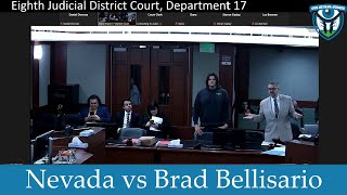 The State of Nevada vs Bradley Bellisario January 22 2024 [upl. by Yenaiv574]