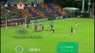 CORNER SetPlay Analysis Thai League Port FC vs Nakhon Ratchasima [upl. by Flita855]