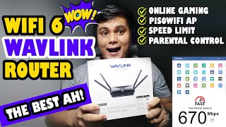 ANG GALING NAMAN NITONG WAVLINK WIFI 6 AX3000 DUAL BAND GIGABIT MESH ROUTERDAMING MAGAGAWA DITO [upl. by Yrallam583]