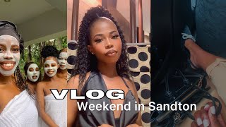 VLOG  SANDTON FOR THE WEEKEND BAYBEE🔥🥳  ATTENDING AN EVENT  GOOD VIBES vlog [upl. by Schwing833]