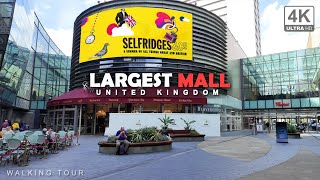 UKs Largest MALL Destinations Westfield London Stratford amp Selfridges 4K Walking Tour [upl. by Popelka]