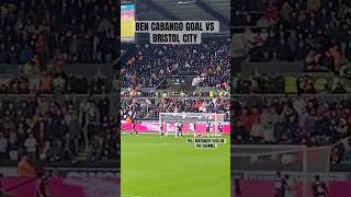 BEN CABANGO GOAL VS BRISTOL CITY championship swanseacity bristolcity [upl. by Ardnikat]