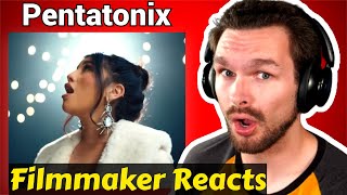 FILMMAKER Reacts to Pentatonixs quotO Holy Nightquot  Wow [upl. by Gleeson]