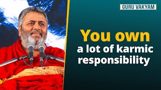 Guru Vakyam English Episode 1068  You own a lot of karmic responsibility [upl. by Lira]