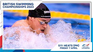 British Swimming Championships 2023 Day 4 Heats PM [upl. by Sundin589]