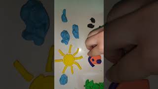 Satisfying Destroying Clay Art foryou 5millionviews trending trendingshorts youtubeshorts art [upl. by Etnauq]