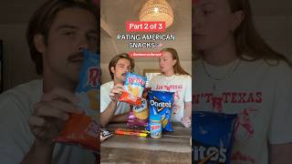 Aussies try USA snacks part 2 usafood americanfood americansnacks snackhaul doritos cheetos [upl. by Gerc]