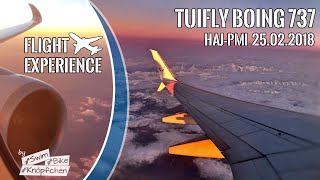 TUIfly Flug Hannover HAJ  Palma de Mallorca PMI  Full Start  Boeing 737 [upl. by Hayifas]