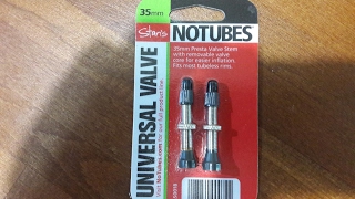 STANS NO TUBES UNIVERSAL 35 MM MOUNTAIN VALVE STEM [upl. by Eniawd]