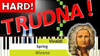 🎹 Wiosna A Vivaldi  Piano Tutorial TRUDNA wersja 🎵 NUTY W OPISIE 🎼 [upl. by Greyso]