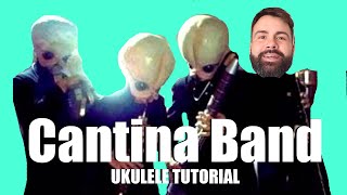 Cantina Band  Star Wars  Ukulele Tutorial with tabs [upl. by Aynotahs]