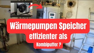 Wärmepumpenspeicher CTC ersetzt Kombipuffer bei Wärmepumpe Einbau Teil 2 [upl. by Viviyan]