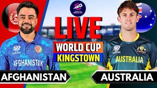 Afghanistan vs Australia Match Live  Live Score amp Commentary  AFG vs AUS T20 World Cup Match Live [upl. by Haimes138]