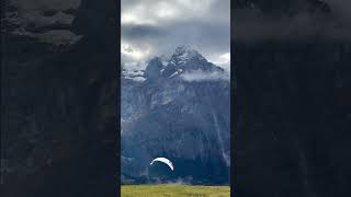 Cannot image many more speccy spots to paraglide grindelwald switzerland jungfraurailways [upl. by Orit334]