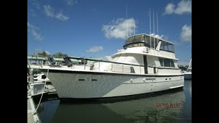 Motor yacht for sale Hatteras 53 quotOn Libertyquot [upl. by Ateekram]