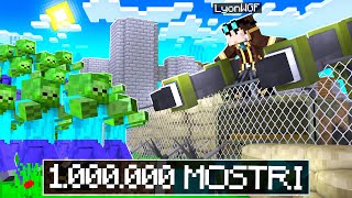 BASE SICURA CONTRO 1000000 ZOMBIE Minecraft Invasione 2 Ep3 [upl. by Eusassilem]