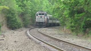 NJT 6029 and 4216 at ACL Cooper Road Crossing in Waterford [upl. by Neeneg]