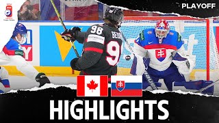 Highlights  Canada vs Slovakia  2024 MensWorlds [upl. by Myk]