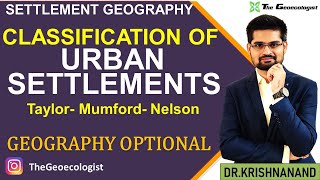 Classification of Urban SettlementsTaylorMumfordNelson [upl. by Ylrebmi]