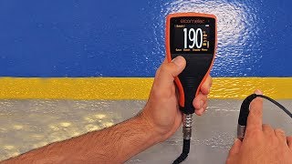 Measure Coatings on Concrete using the Elcometer 500 Coating Thickness Gauge [upl. by Huoh894]