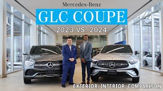 2023 vs 2024 Mercedes GLC 300 Coupe Comparison  MercedesBenz Burlington [upl. by Nerua]