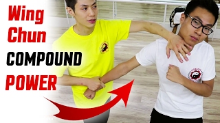 Wing Chun Wooden Dummy Technique quotCOMPOUND POWERquot [upl. by Ram]