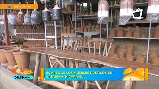 El arte de los muebles rústicos en Catarina Nicaragua [upl. by Yme]