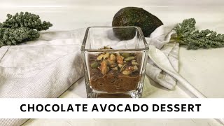 Chocolate Avocado Pudding  4 Ingredients Only  Healthy Fats amp Dessert  Keto Vegan Dairyfree [upl. by Aerdnak898]