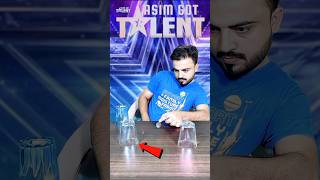 How Did He Do It Coin Under Glass Magic on America’s Got Talent agt americasgottalent shorts [upl. by Aelc]